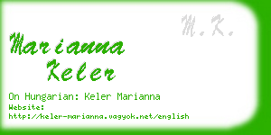 marianna keler business card